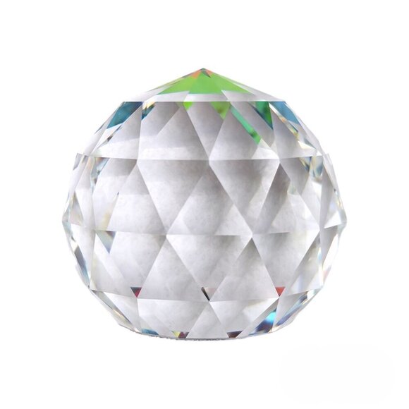 Swarovski Vitrail Medium Rainbow Prism Spere Crystal Round Retired Paperweight - Picture 3 of 11